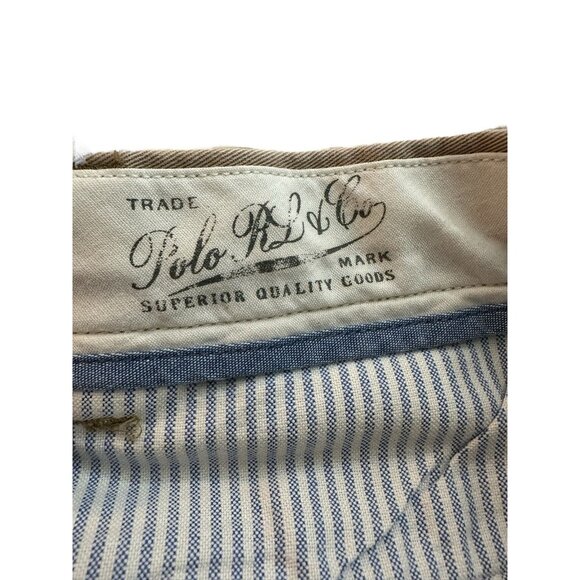 Polo Ralph Lauren Men’s Khaki Stretch Classic Fit Pants Size 44B Hemmed Length - Picture 3 of 8